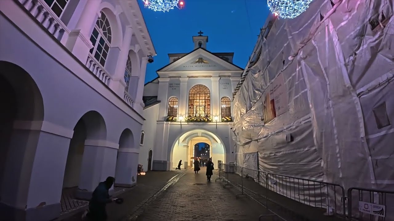 Evening Stroll Through Vilnius Old Town