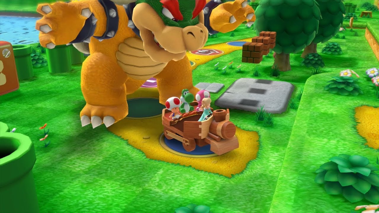 Mario Party 10 Bowser Party #238 Rosalina, Toadette, Yoshi, Toad Mushroom Park Master Difficulty