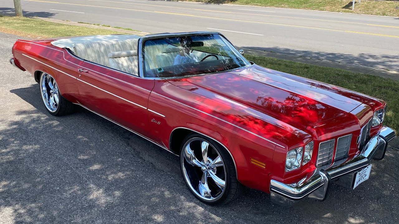 Test Drive 1975 Oldsmobile Delta 88 Convertible SOLD $24,900 Maple Motors #1787