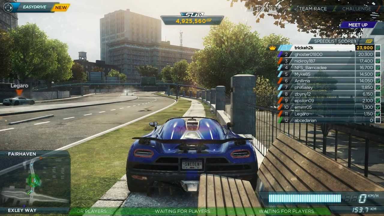 Need for Speed Most Wanted - Multiplayer Gameplay PC