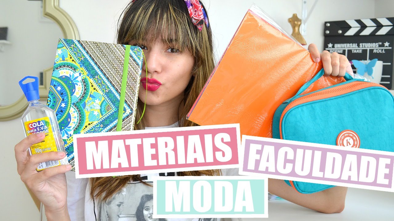 Materiais para Faculdade de Moda + Perguntas