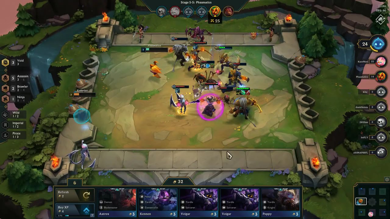 TFT - 1v9 hard carry Rank 3 Rengar versus the world.