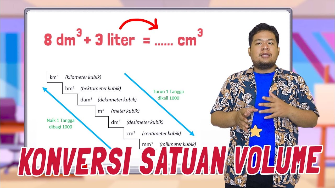 Cara Mudah Mengubah Satuan Volume | Hubungan Liter dengan Meter Kubik