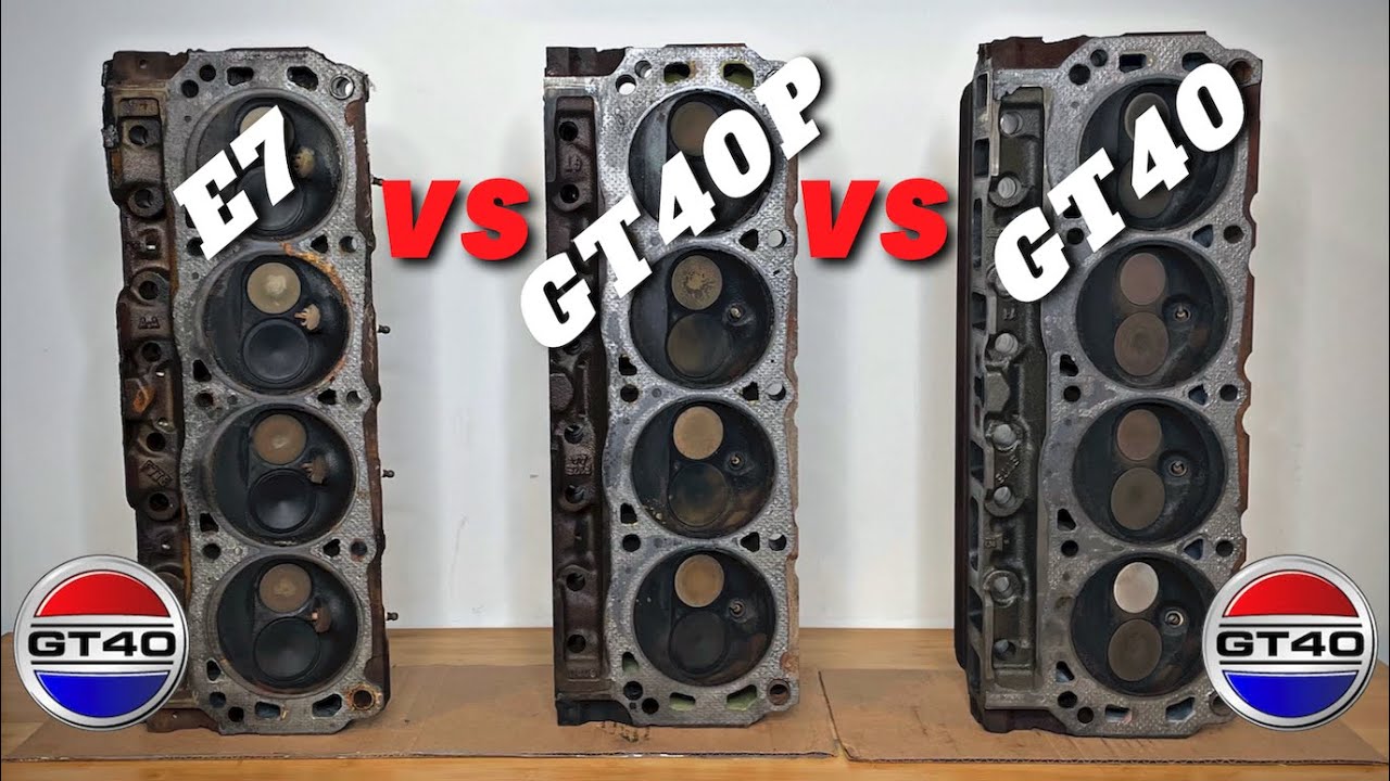 Comparing Junkyard GT40 GT40P Stock E7 Cylinder Heads / Everything U NEED 2 Know - Fox body Mustang
