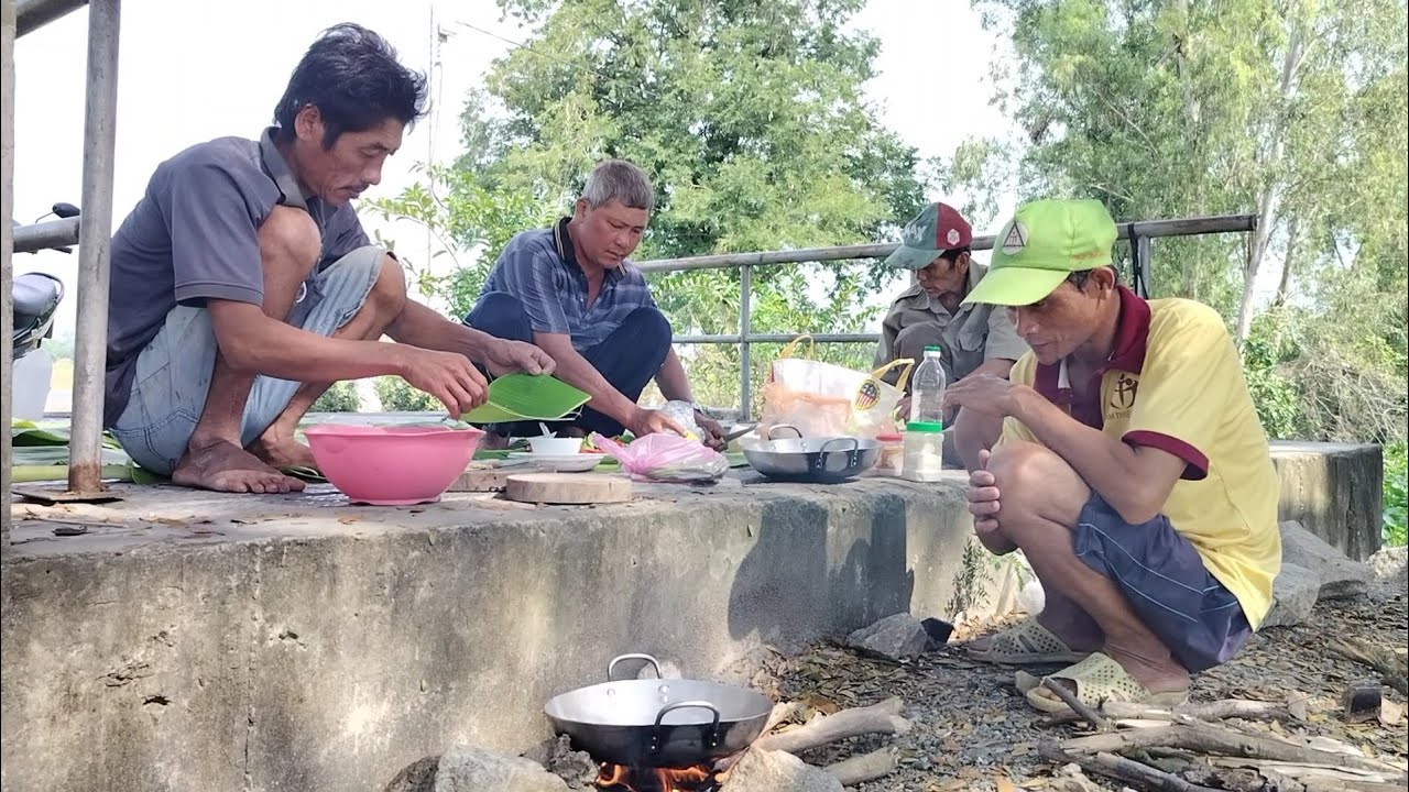 Cá Bự Làm Món Ăn Lai Rai Chiều Quê.. Kiệt Làng Quê.