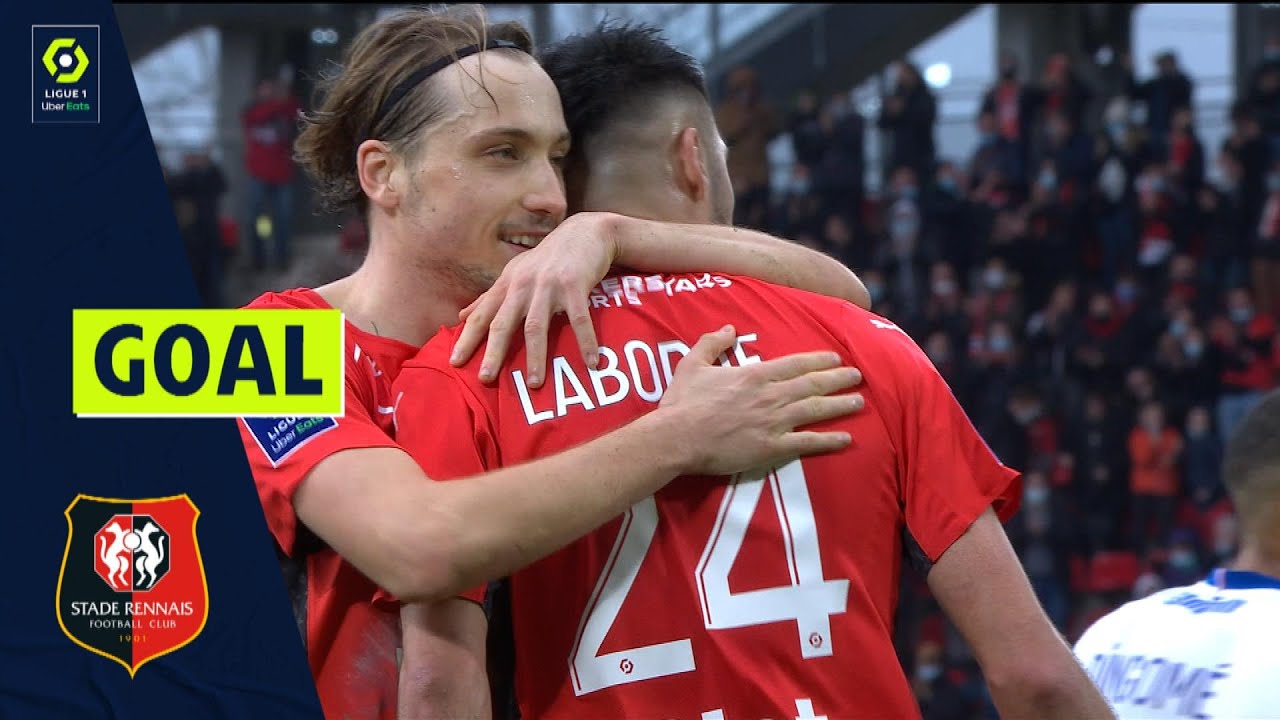 Goal Ga&euml;tan LABORDE (87' pen - SRFC) STADE RENNAIS FC - ESTAC TROYES (4-1) 21/22