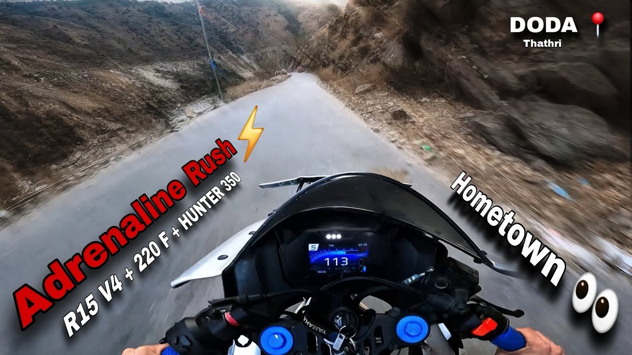220F + R15 HYPER RIDE |  FROM CALM TO CRAZY 🔥