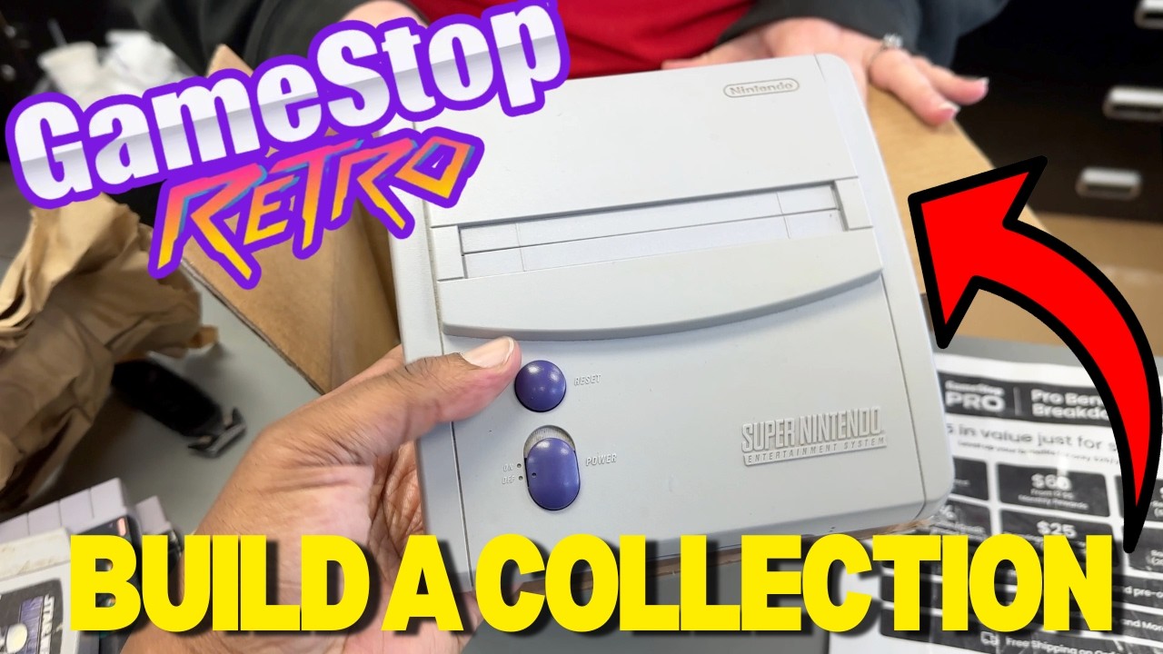 Building a Retro Video Game collection at Gamestop Retro