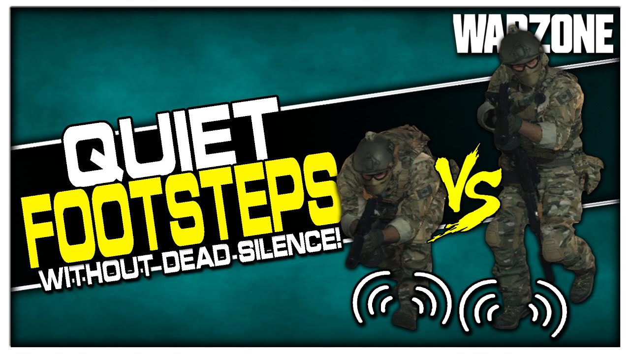 Quiet Footsteps WITHOUT Dead Silence! (Best Method in Warzone)