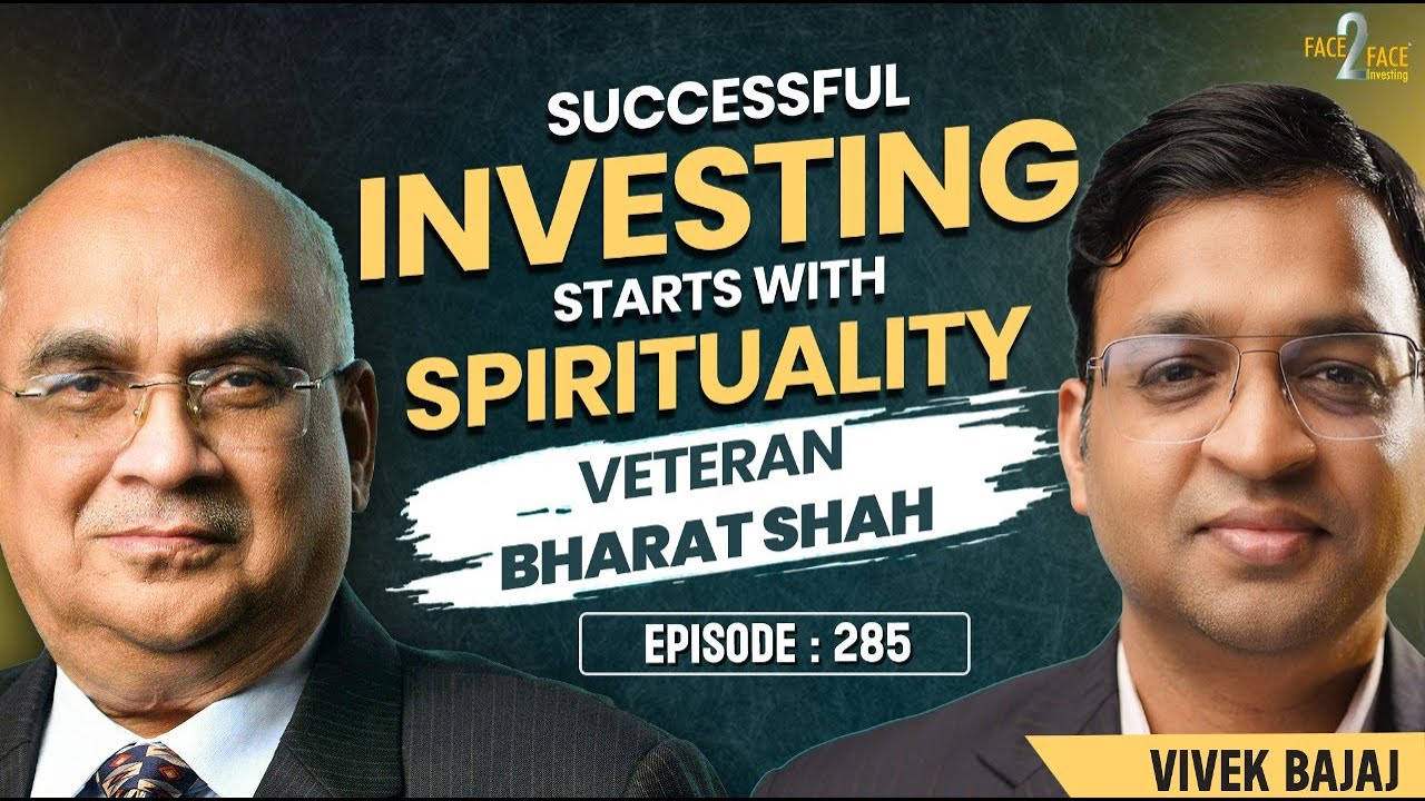 Market का Success Formula | Why Strong Investing Needs Strong Character? #Face2Face with Bharat Shah