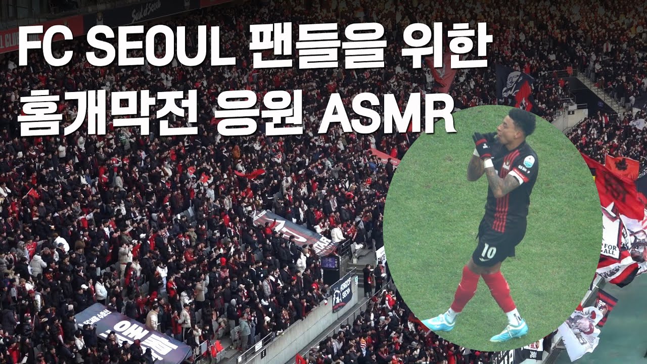 FC 서울 팬들을 위한, 홈개막전 응원 ASMR. Feat. 린가드골