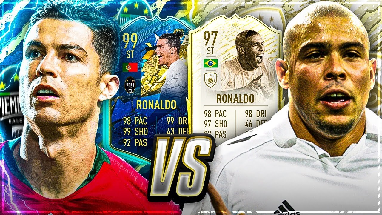 FIFA 20: RONALDO 97 MOMENTS vs C. RONALDO 99 TOTS SQUAD BUILDER BATTLE 🔥🔥