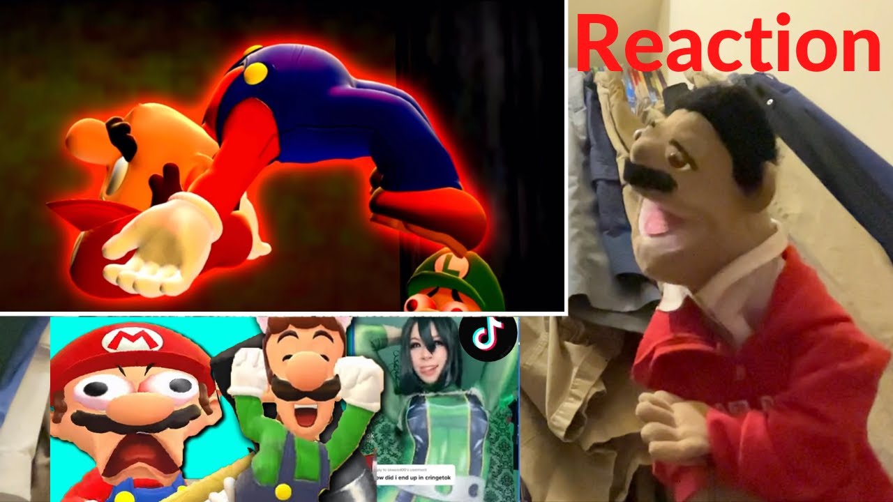 SMG4: Реакция Марио на Tik Toks 2 при участии Луиджи (реакция кукол)