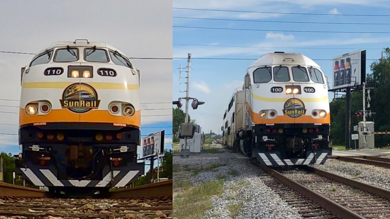 Fast SunRail Train Runs over GoPro at Taft!