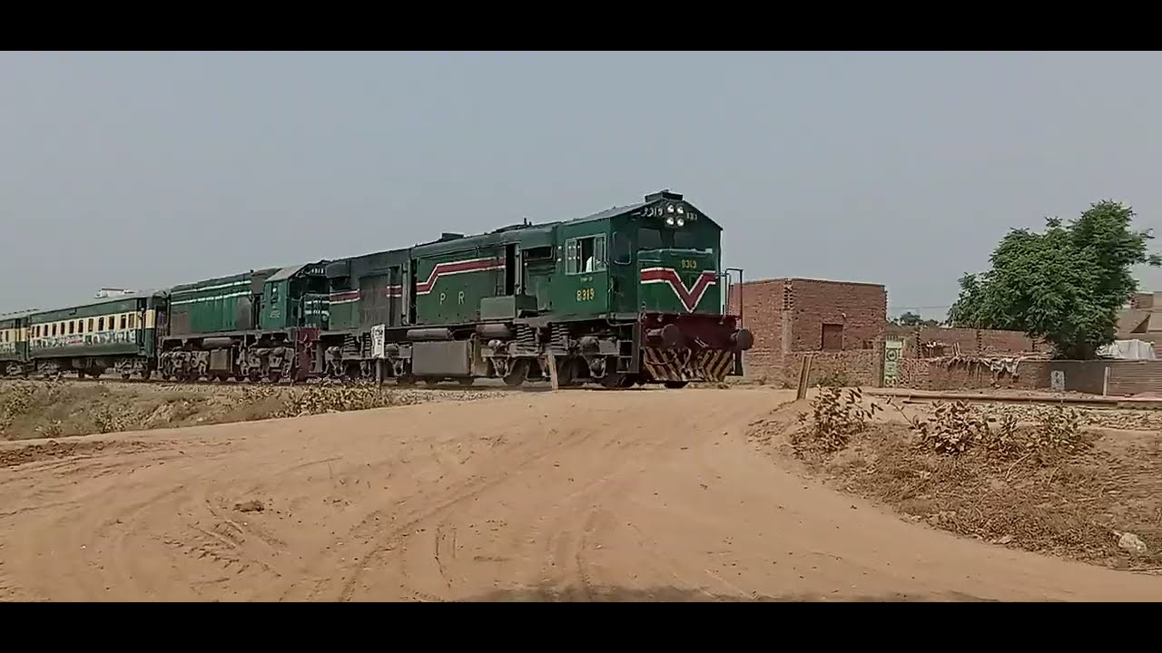 2 engine with 135up chenab express || Arham Rajput4565||