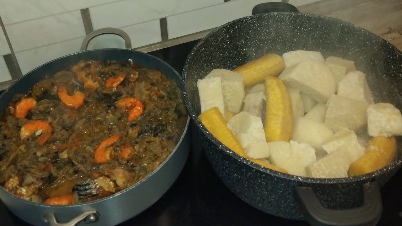 Yam and garden egg. 😋 