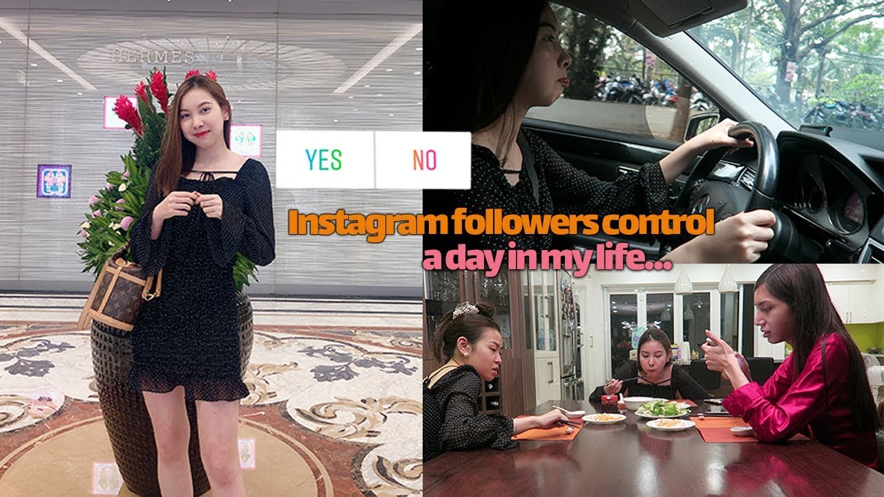 Instagram Followers Control A Day In My Life | TIEN LE