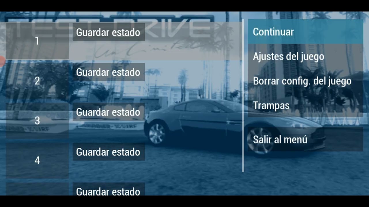 Test Drive unlimited PSP (Eden island) Cheats Ini