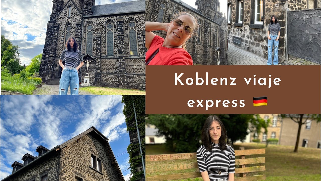 Viaje express parte 2🚨Por una ciudad encantada😱 Koblenz-Rübenach  @lindacubanavlogs#travel
