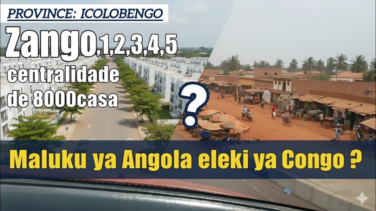 BAIRRO ZANGO5: MALUKU YA ANGOLA LOKOLA NA POTO.CENTRALIDADE DE 8000CASAS NA PROVINCIA DO ICOLOBENGO 