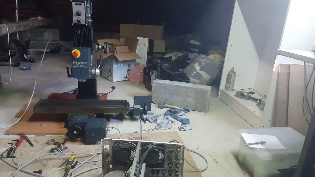 Wabeco F1210E HS conversion to CNC Nema 34 Gecko SmoothStepper Sound Logic Combo rev 5