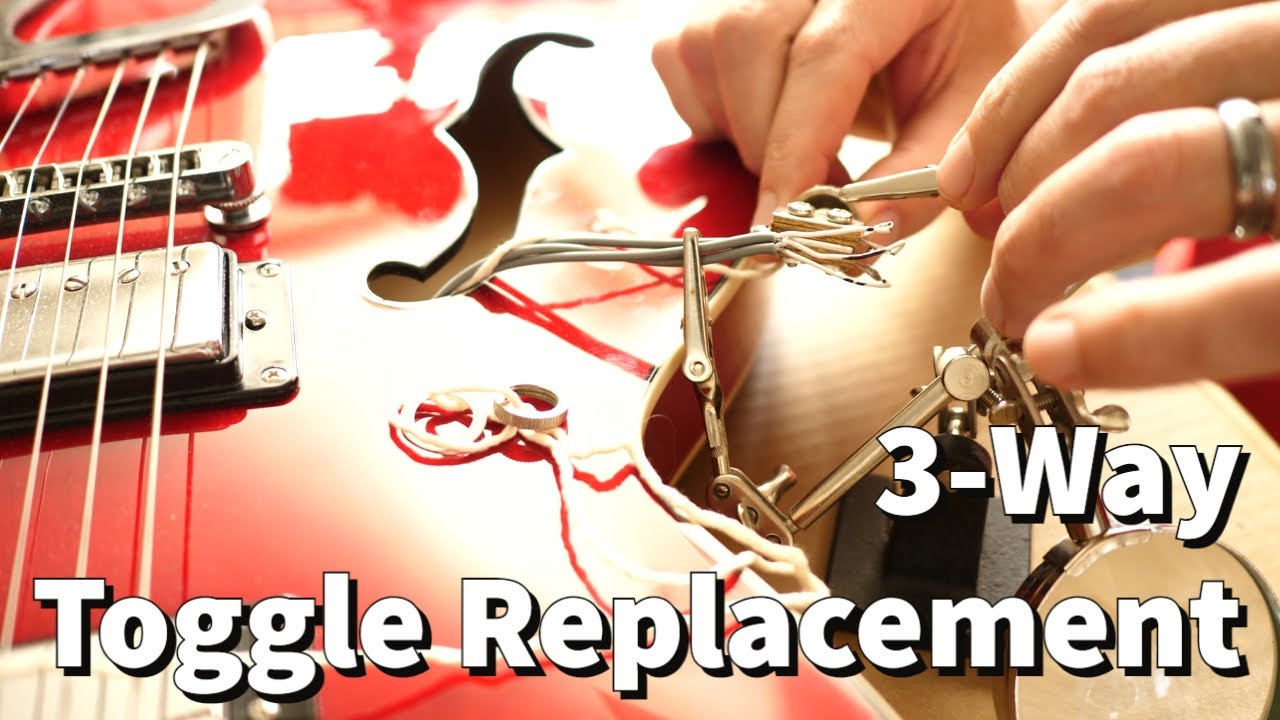 Replacing the 3-way toggle on my Hagstrom Viking