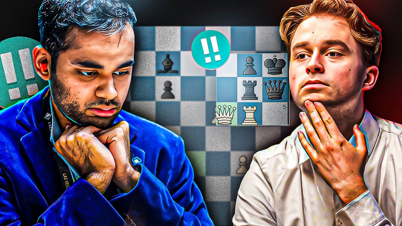 Arjun Erigaisi launches a devastating attack on Vincent Keymer | Global Chess League 2025
