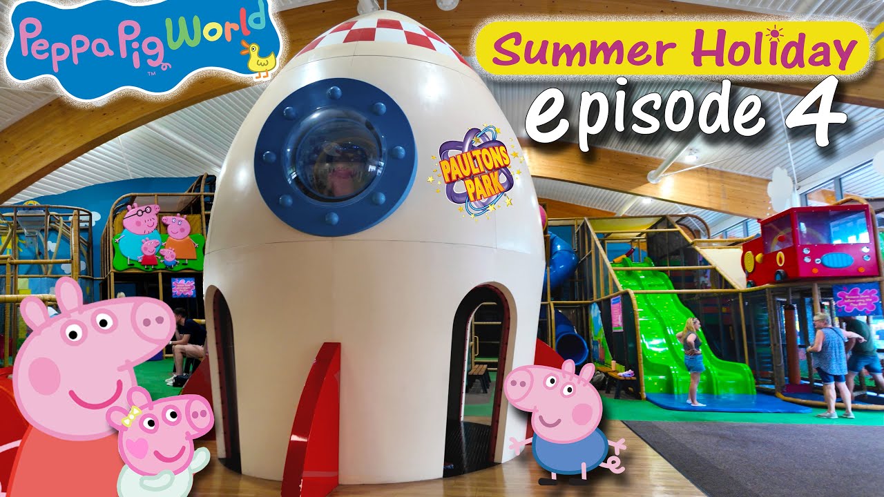 Peppa Pig World | Summer Holiday at Paulton's Park | episode 4 (Soft Play Fun)