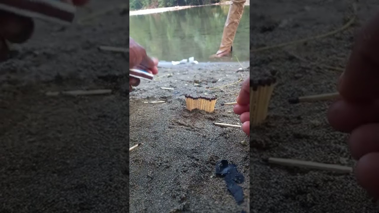 como ensender uno fosforo en el rio