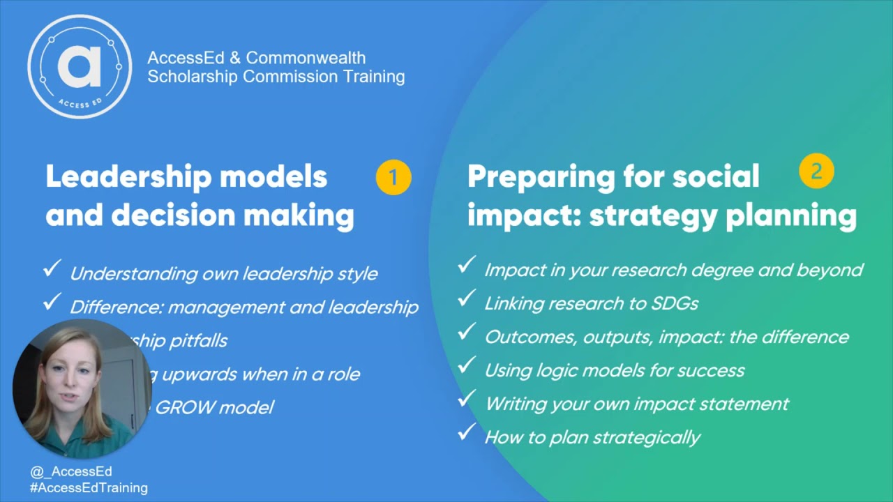 Leaders in Sustainable Development 2021-22: Social impact and leadership