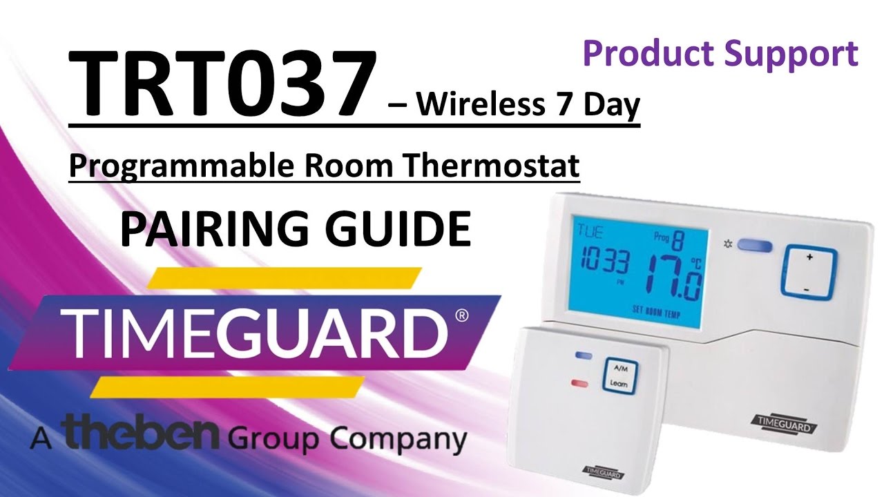 Timeguard TRT037 Pairing Guide