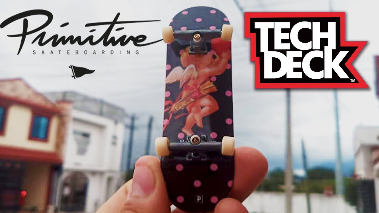 Tech Deck: Unboxing y Review de una patineta Primitive (con Griptape Grizzly)