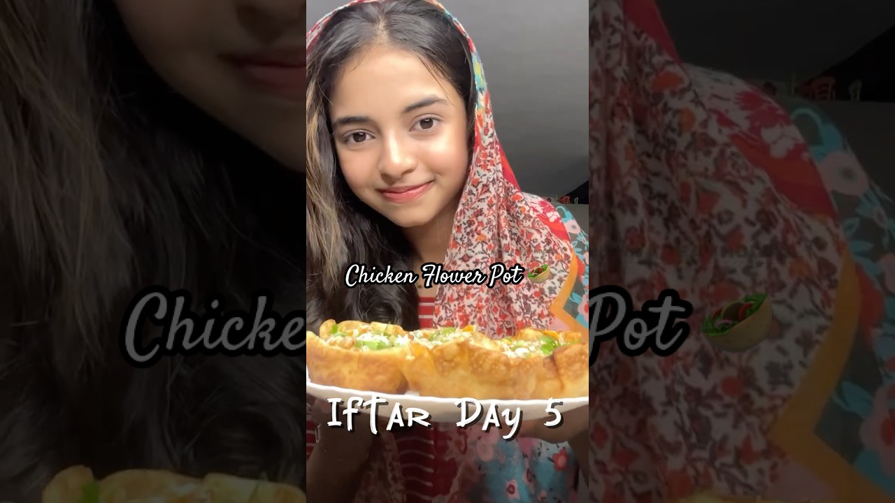 🥙 Flower Pot | YUMMY EASY IFTAR SNACK 😋