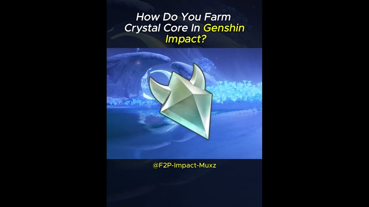 Farming Crystal Core for Condensed Resin in Genshin Impact!!! #genshinimpact #shorts #gaming