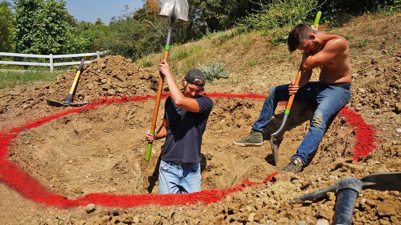 Last to Stop Digging WINS!! *LOSER BURIES THEIR iPHONE AT THE BOTTOM*
