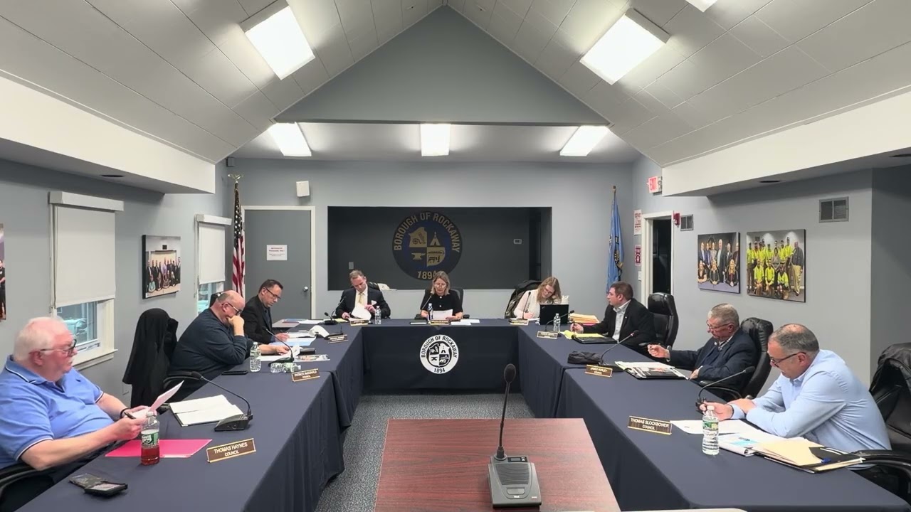 Rockaway Borough Council Meeting 3:12:26