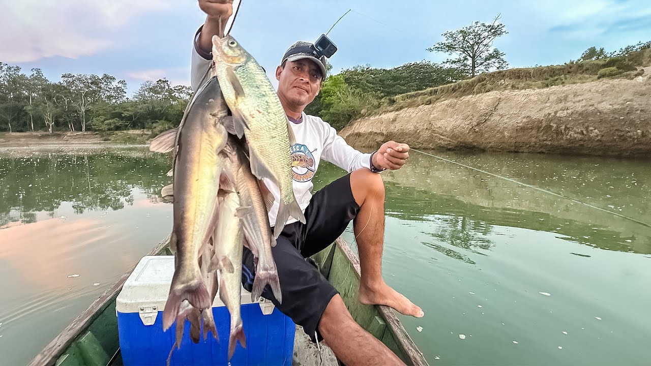 Pescando en uno de los mejores ríos de Guatemala para la pesca, final inesperado