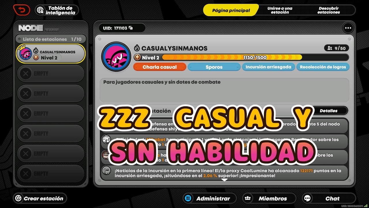ZZZ INCURSION ARRIESGADA SIENDO CASUAL Y SIN HABILIDAD DE COMBATE. TODO MAL.