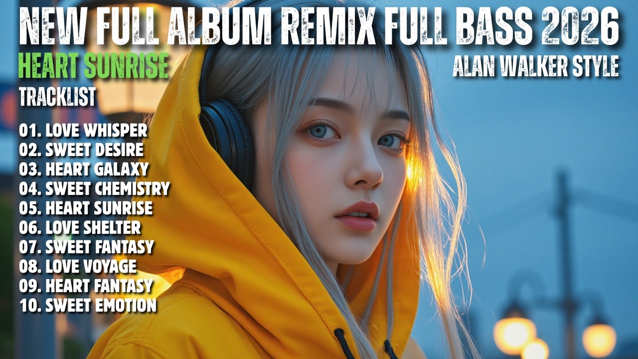 ALAN WALKER STYLE X SAHARA || HEART SUNRISE || NEW FULL ALBUM REMIX FULL BASS 2026