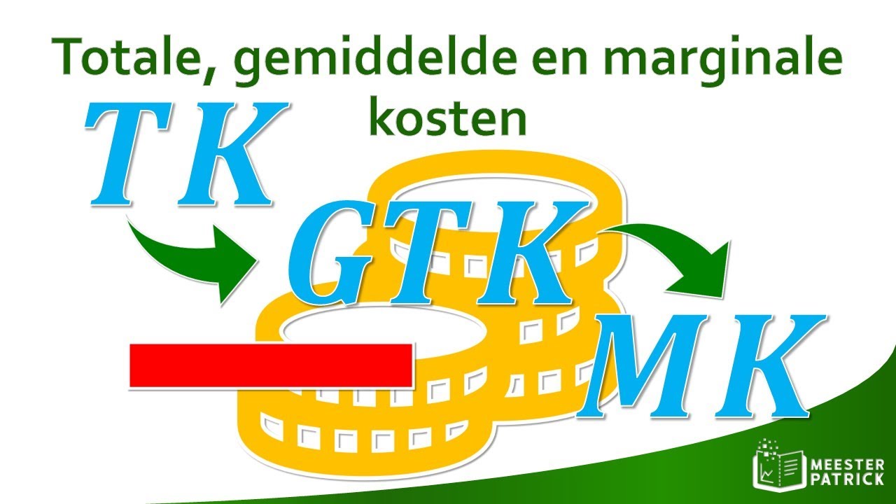 Totale, gemiddelde en marginale kosten | Economie