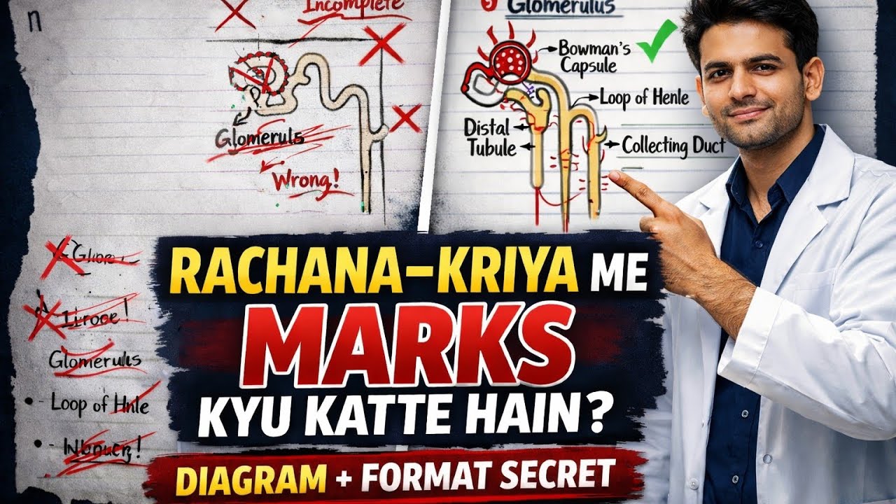 Rachana–Kriya Sharir Me Marks Kyun Katte Hain? | BAMS Exam Strategy
