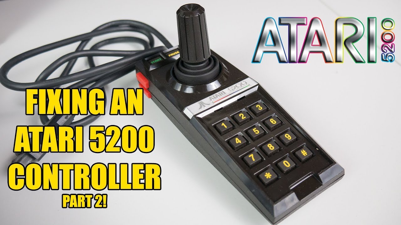 Atari 5200 controller repair Part 2 - replacing the flex circuit
