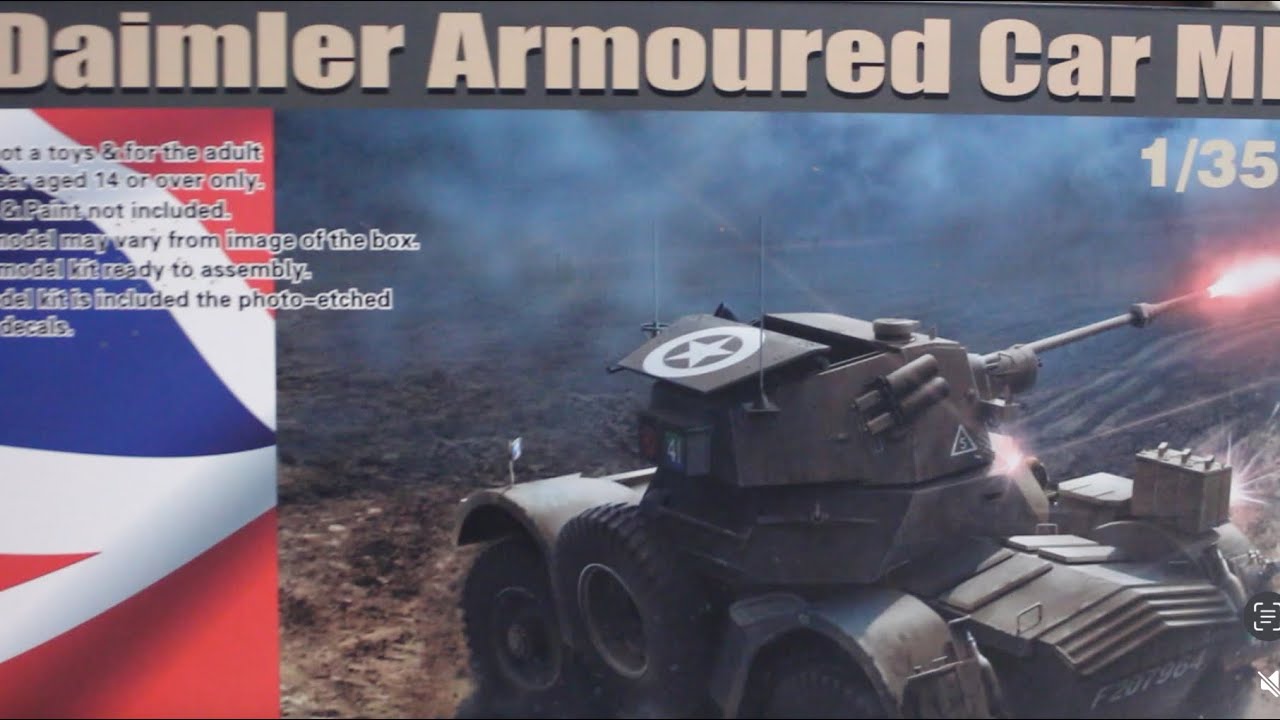 Gecko 1/35 Daimler armoured car - part 2