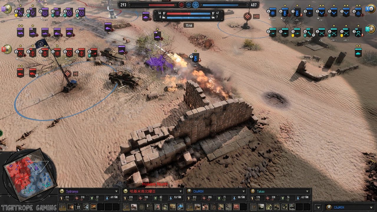 COH3 Sydrianya (AK) & Hakimi North (AK) vs CAuMOH (UK) & Takao (US)