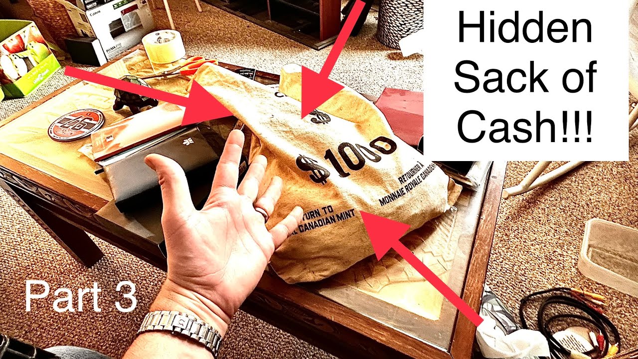 Hidden sack of cash in an abandoned house! clear out continues Part 3