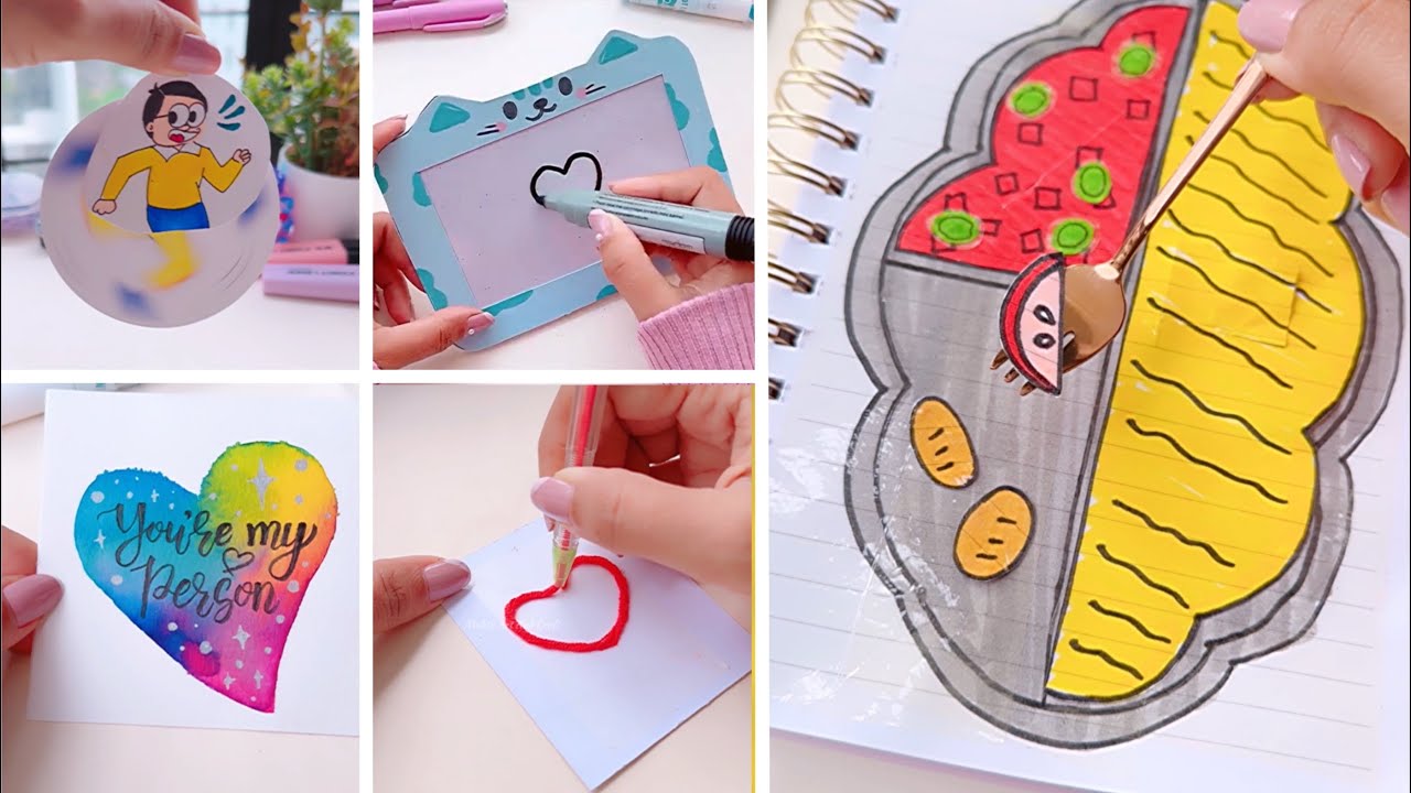 DIY Paper Craft Ideas | easy way to make when you’re bored #shorts #art #diy