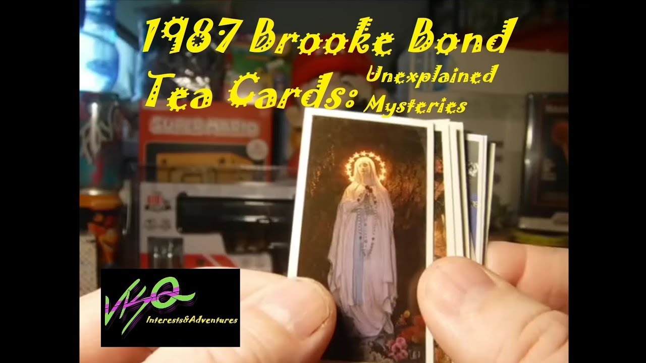 1987 Brooke Bond Unexplained Mysteries Of The World Tea Cards