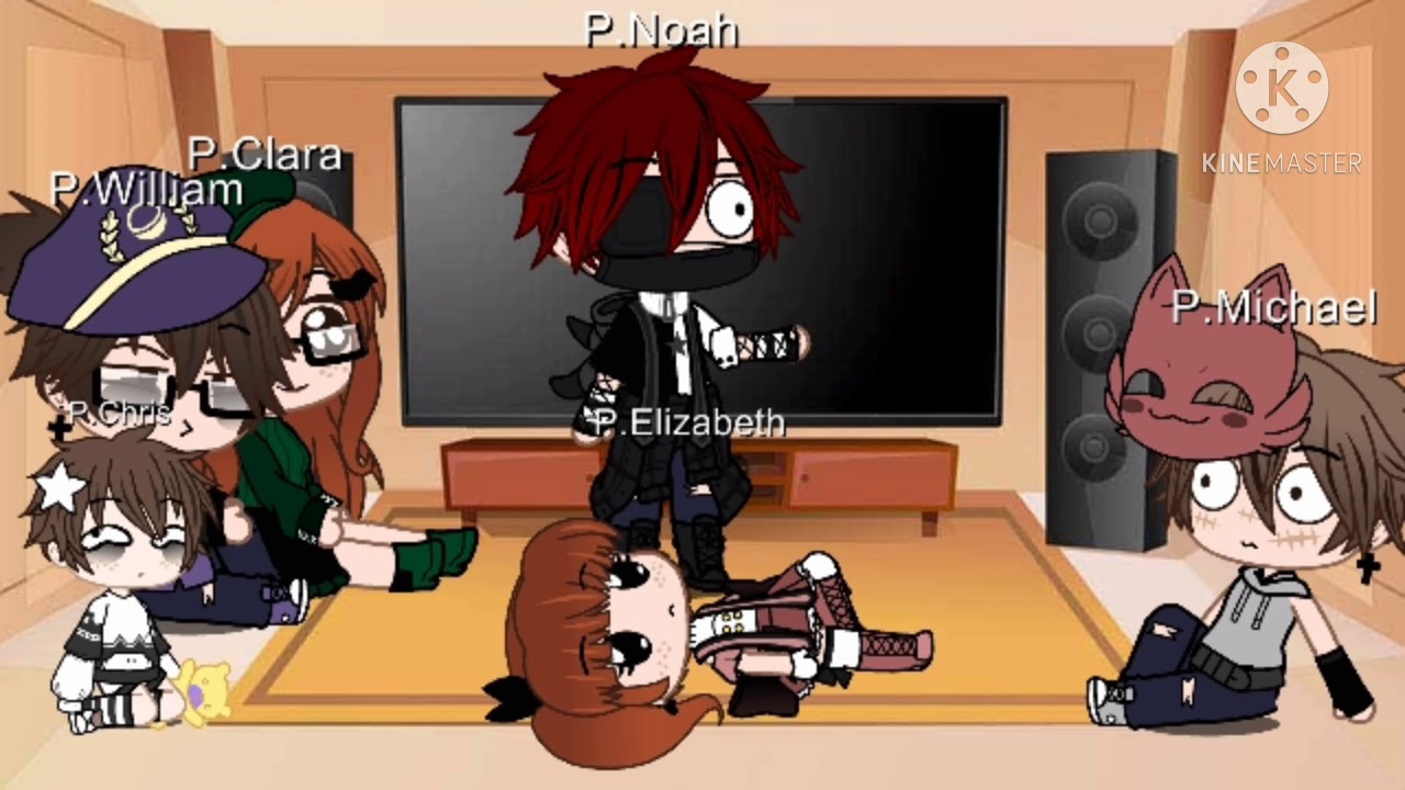 [past Afton family+Noah react to michael x ennard]/part 3