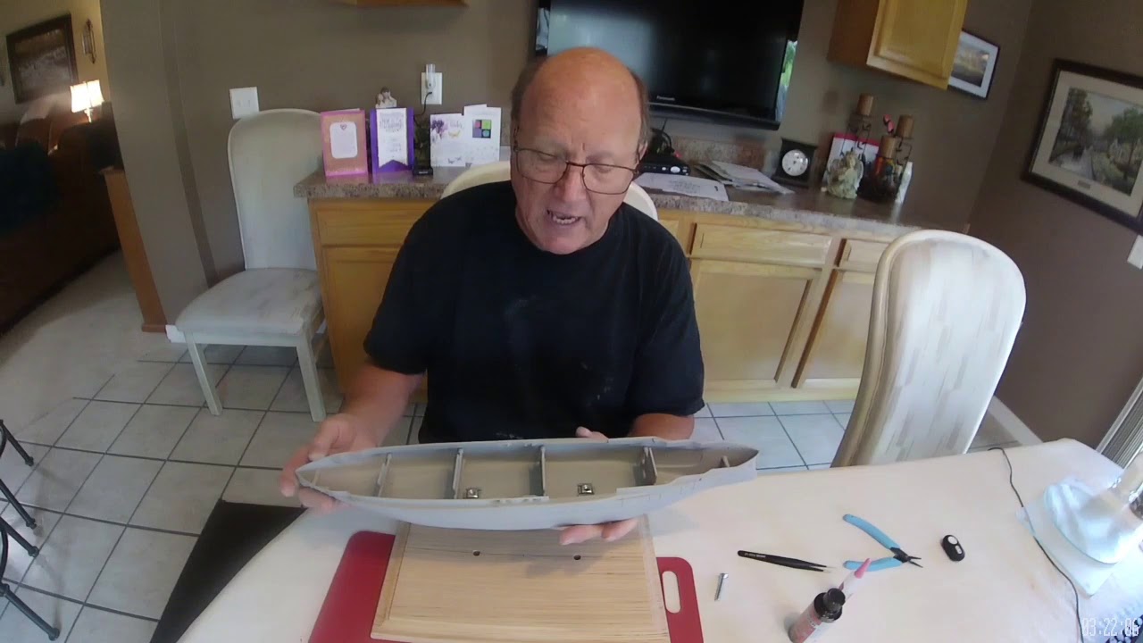 Mounting a Scale Model For Display