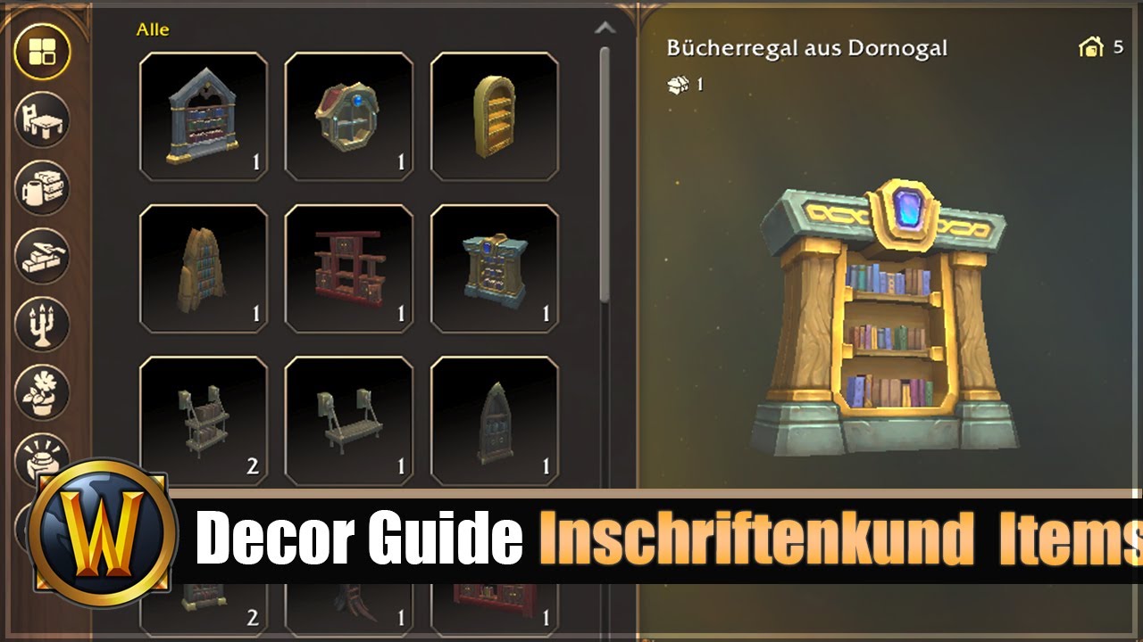 Housing Decor Guide #11: Alle Inschriftenkund Items + Item Übersicht